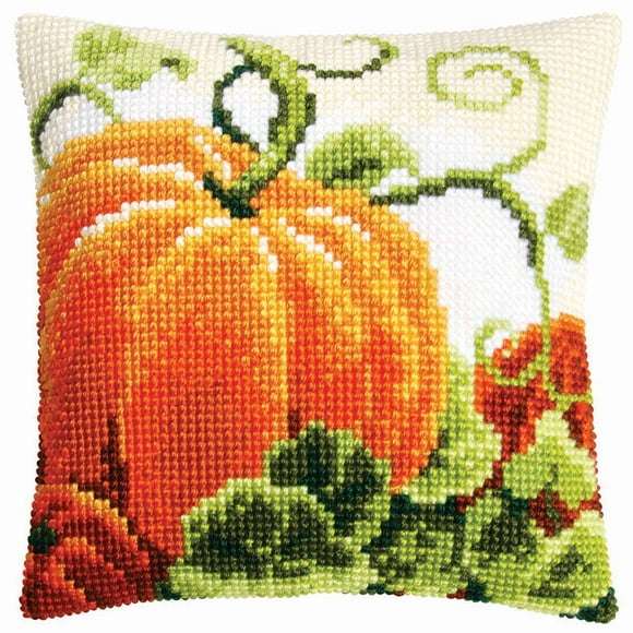 40\u044540 cm Embroidery kit DIY Needlepoint Pillow Kit Cross Stitch Cushion Kit Tits and Magnolia size 16x16